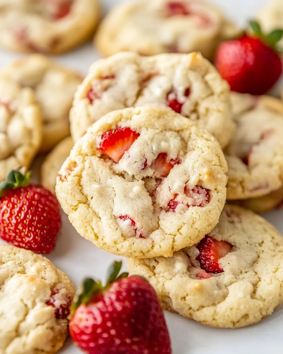 Strawberry Cookies