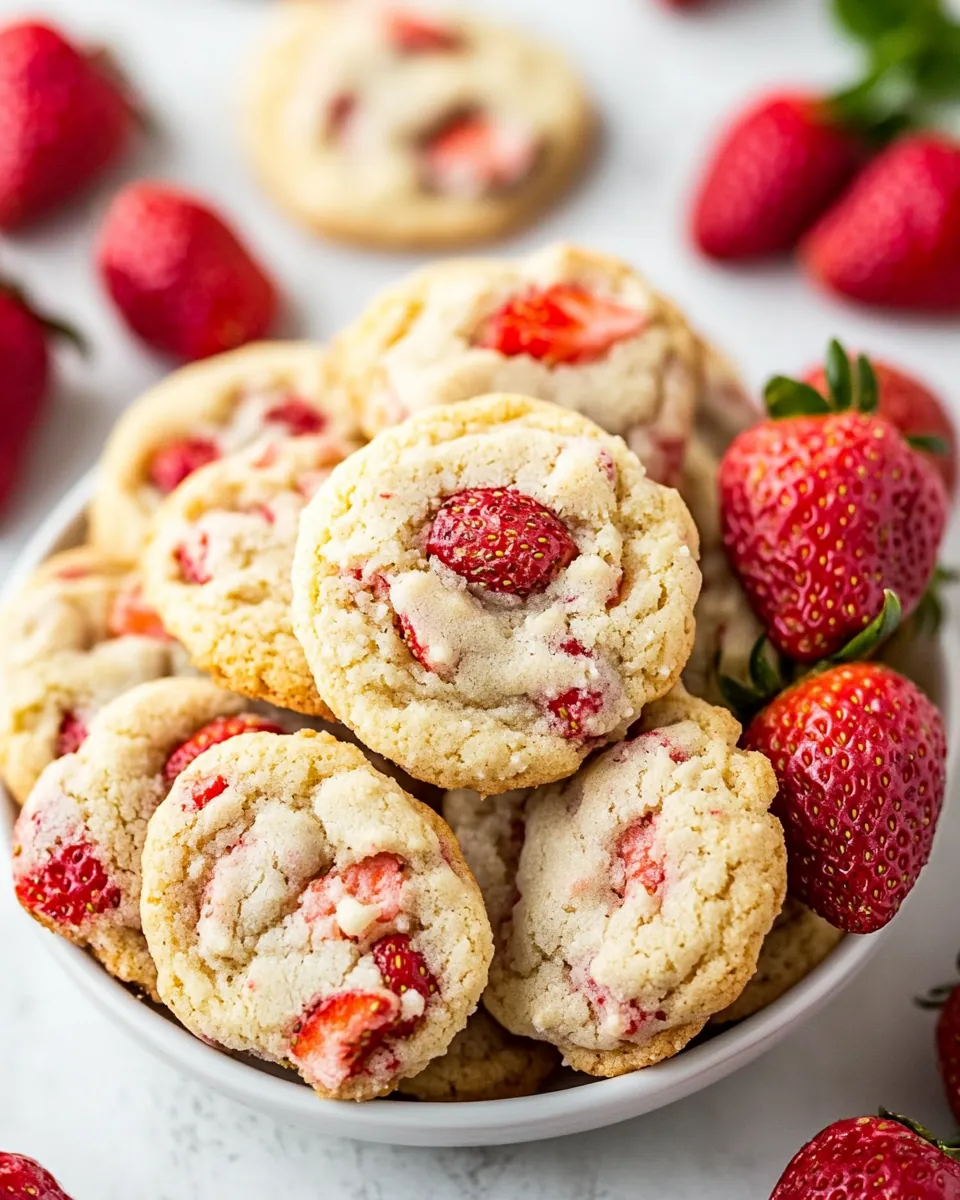Strawberry Cookies