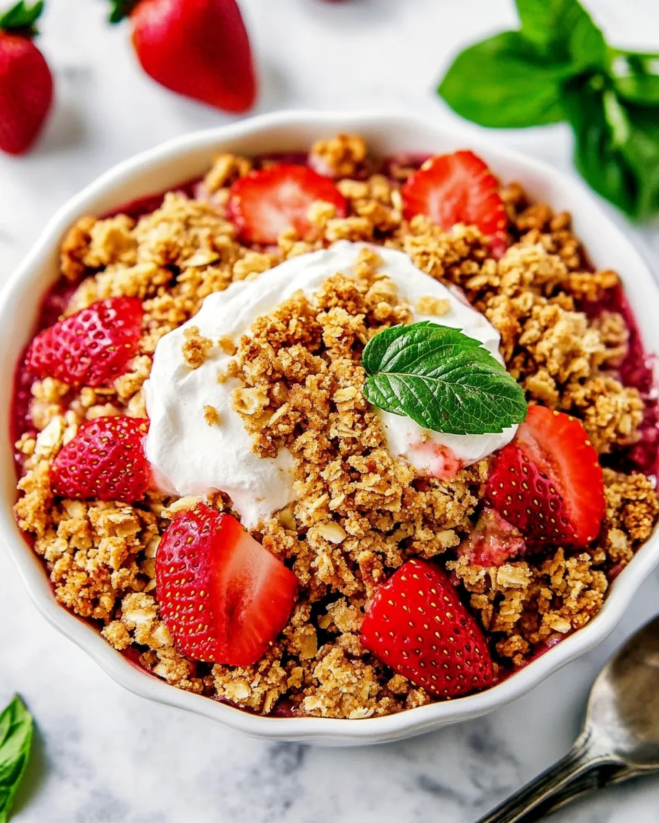 Strawberry Crisp