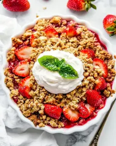 Strawberry Crisp