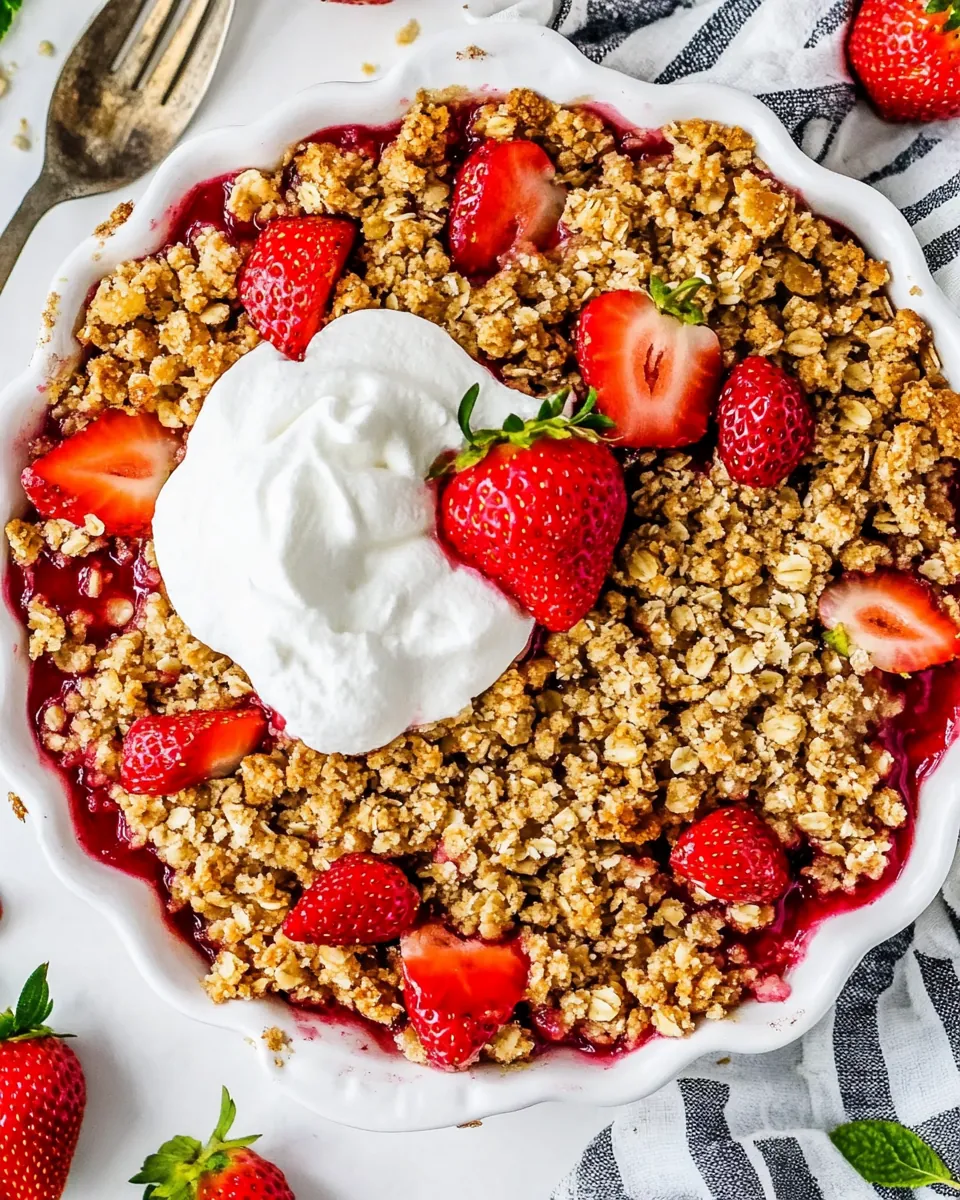 Strawberry Crisp