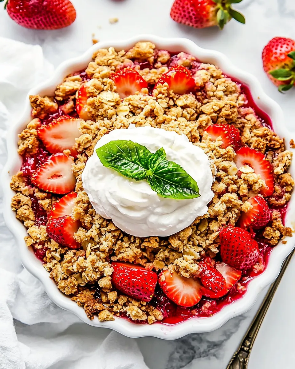 Strawberry Crisp