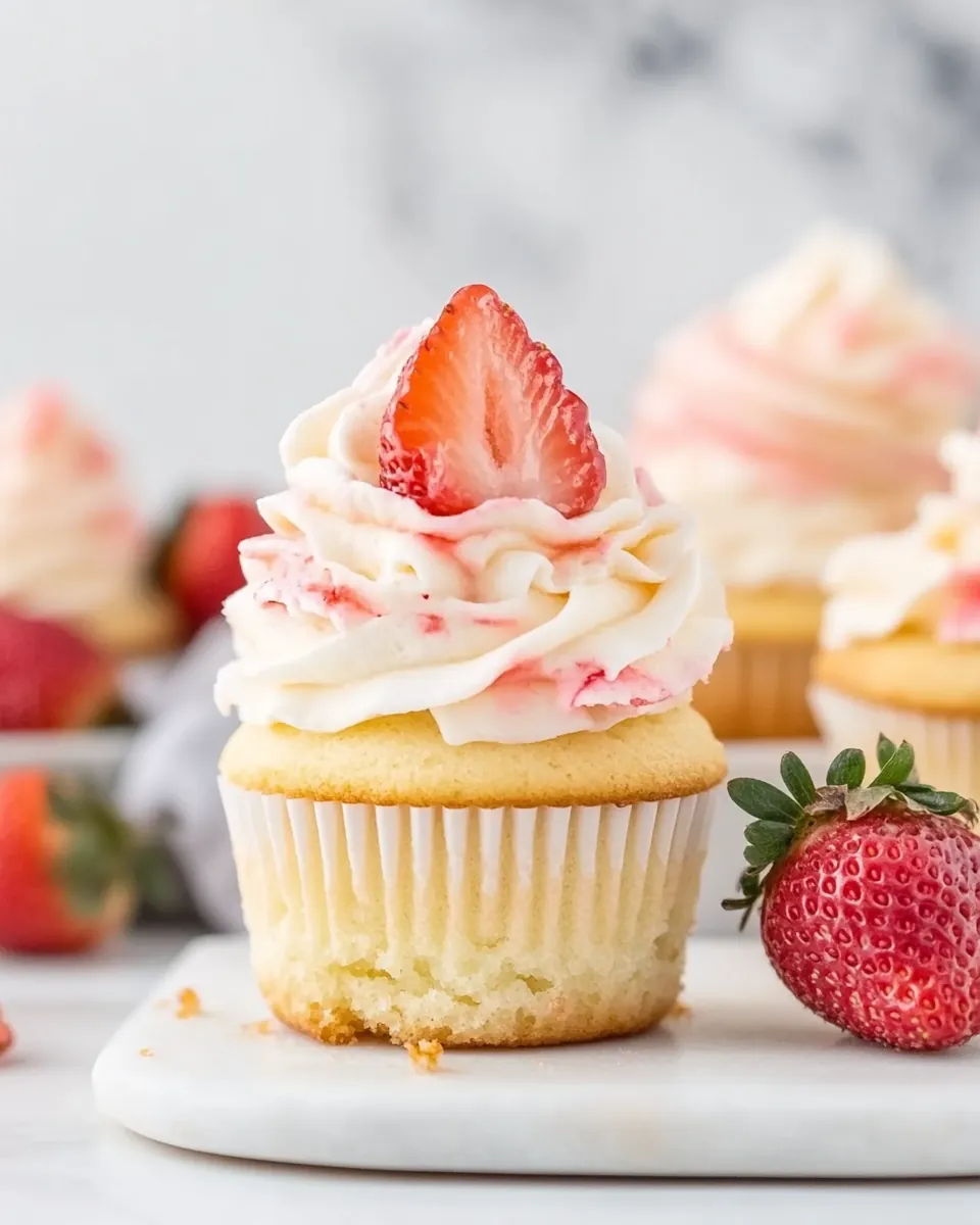 Strawberry Cupcakes