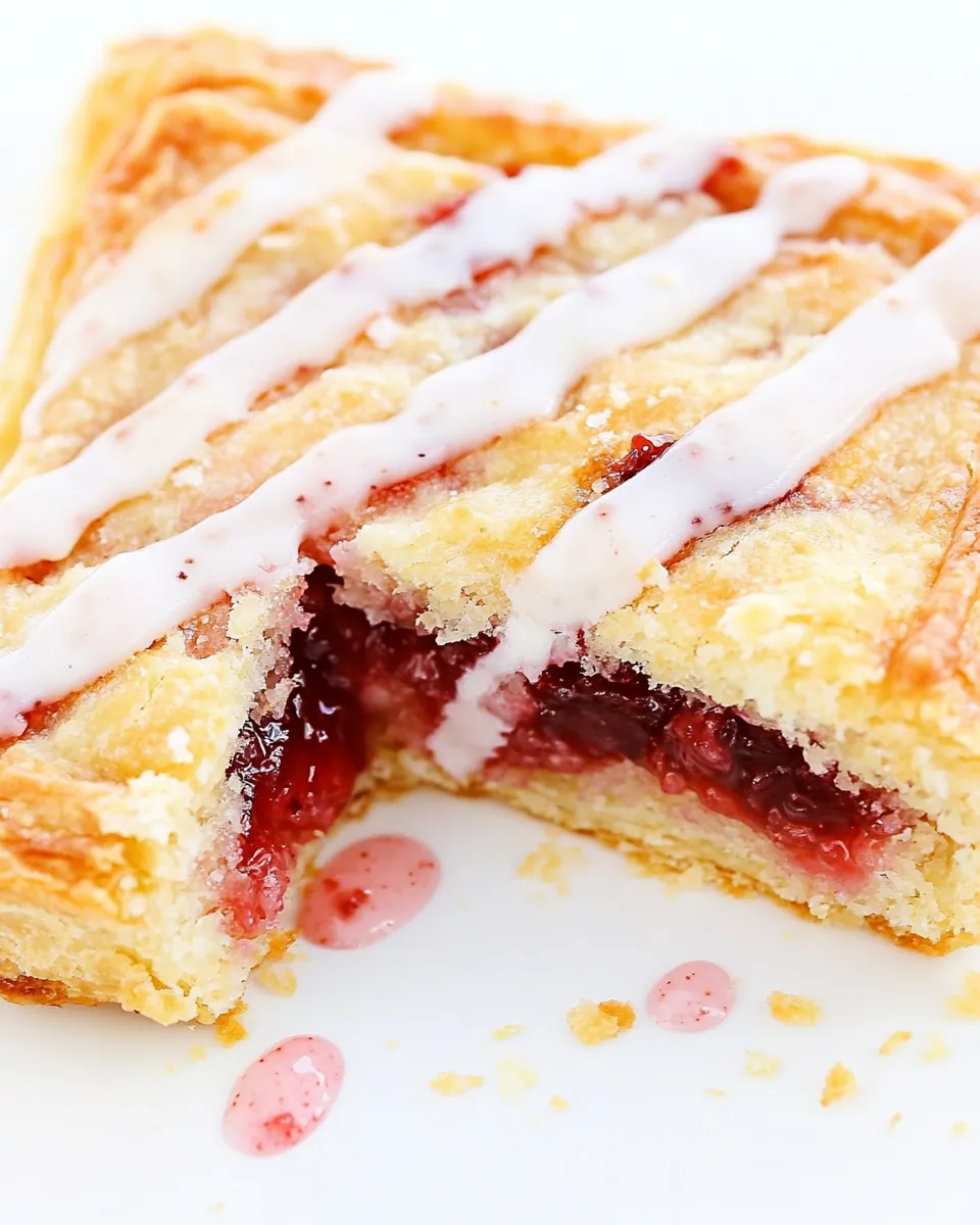 Strawberry Jam Toaster Pastries
