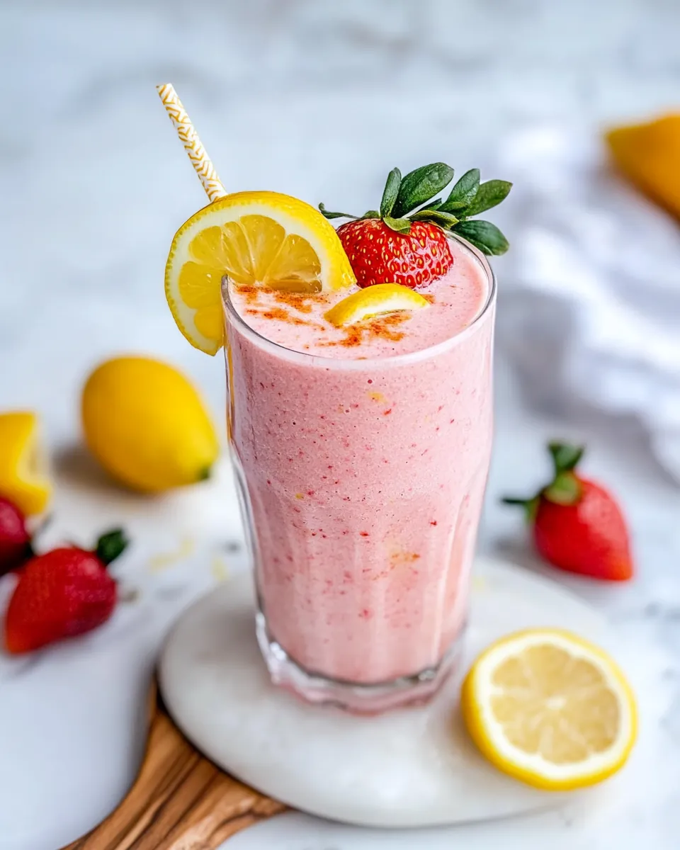 Strawberry Lemonade Smoothie