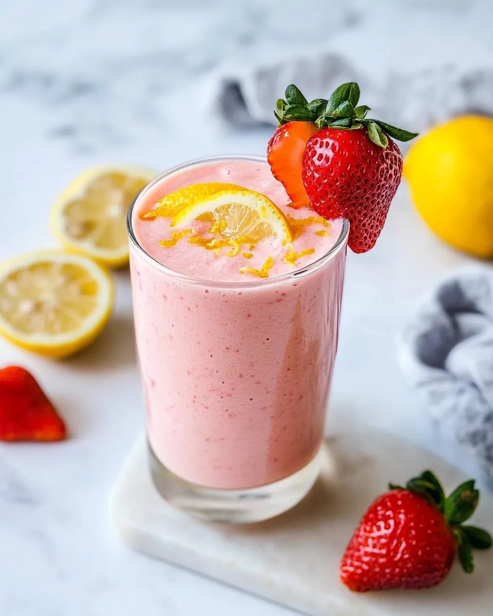 Strawberry Lemonade Smoothie