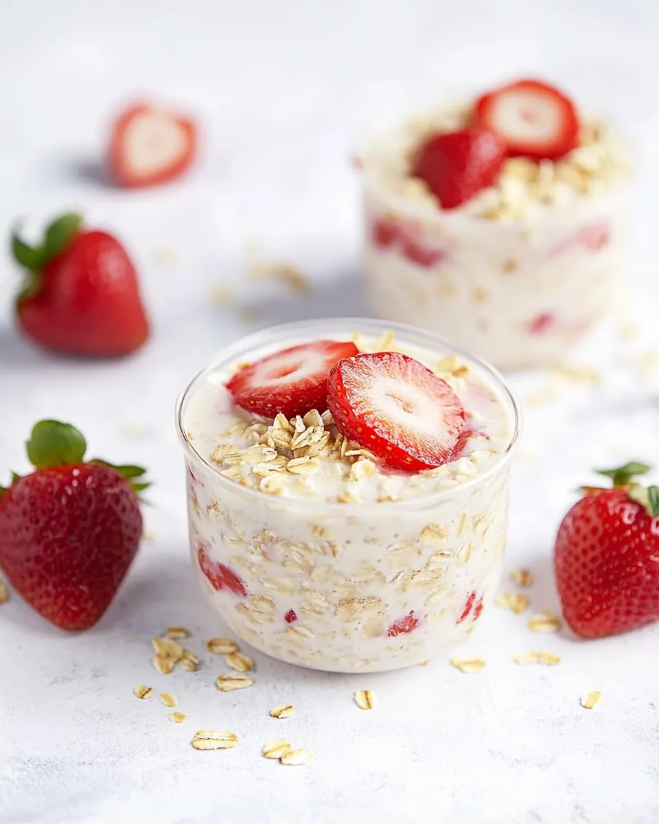 Strawberry Overnight Oats