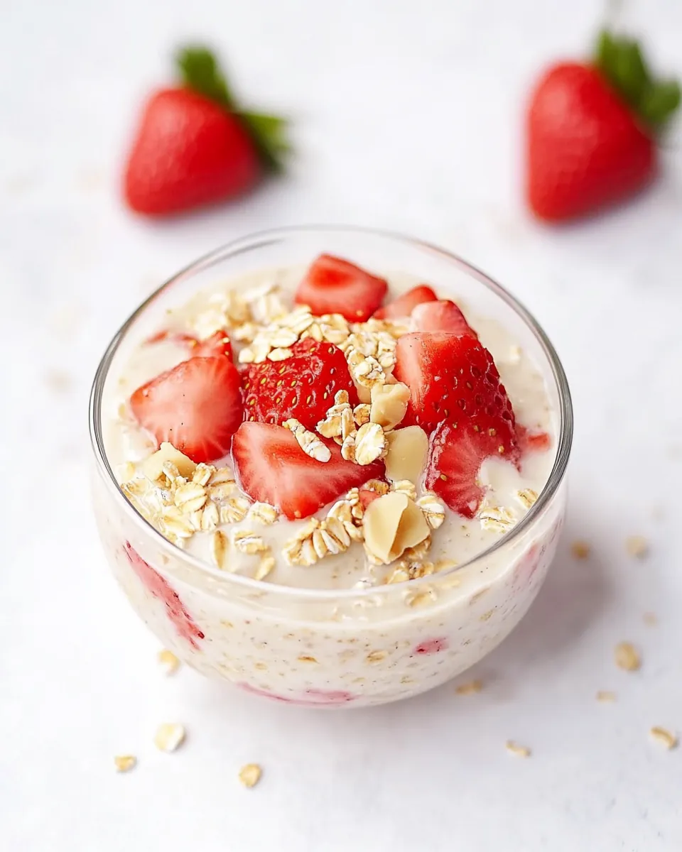 Strawberry Overnight Oats