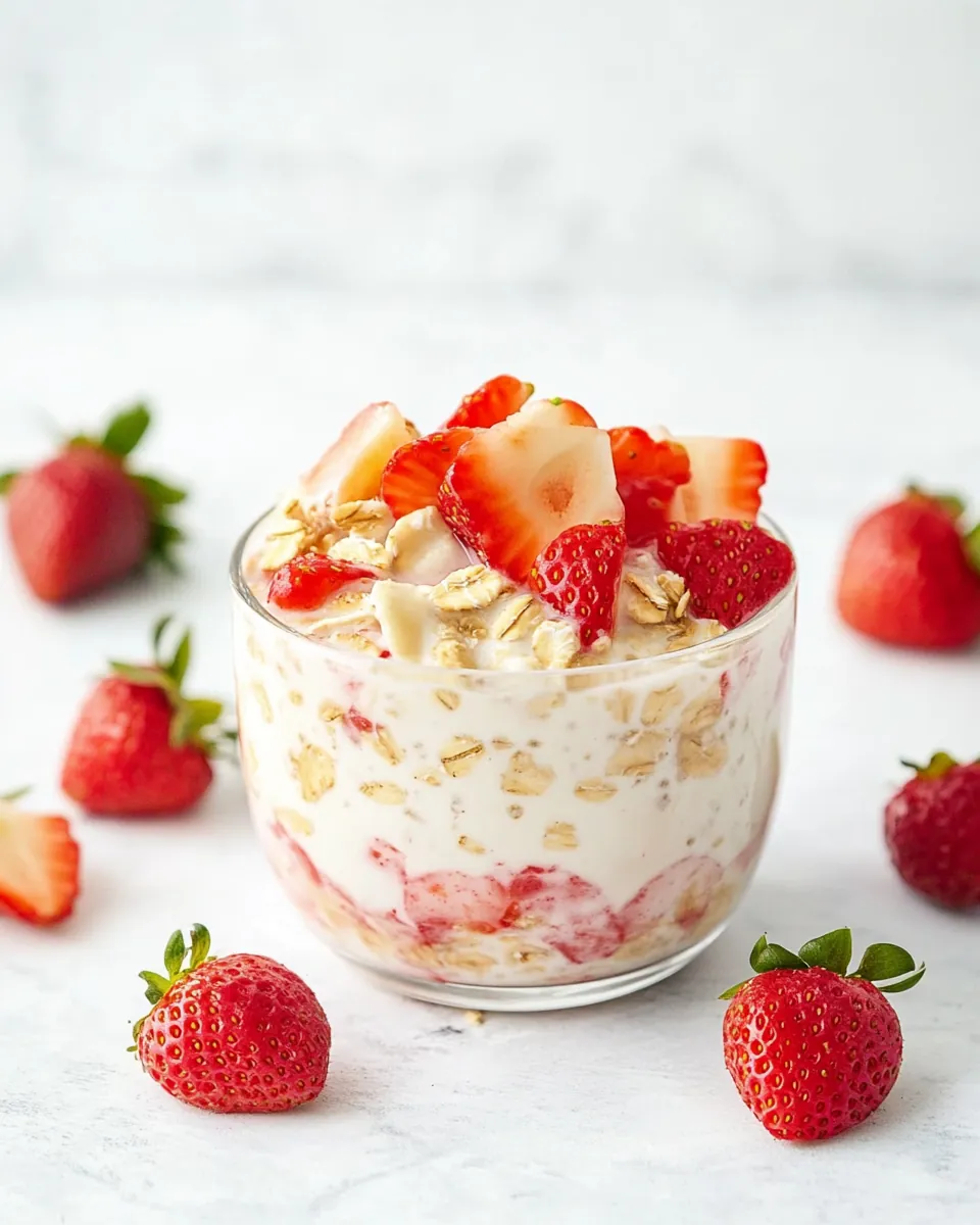 Strawberry Overnight Oats