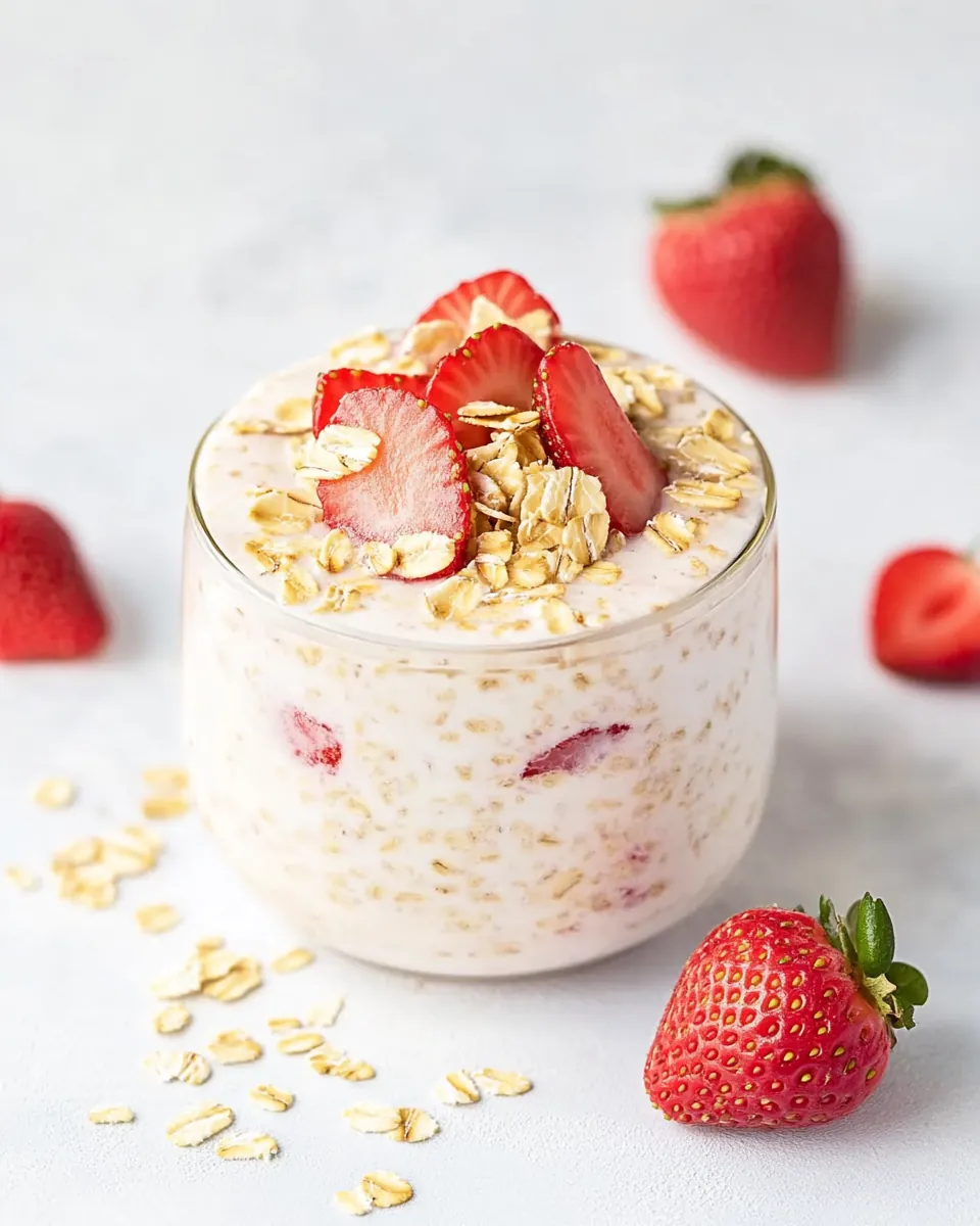 Strawberry Overnight Oats
