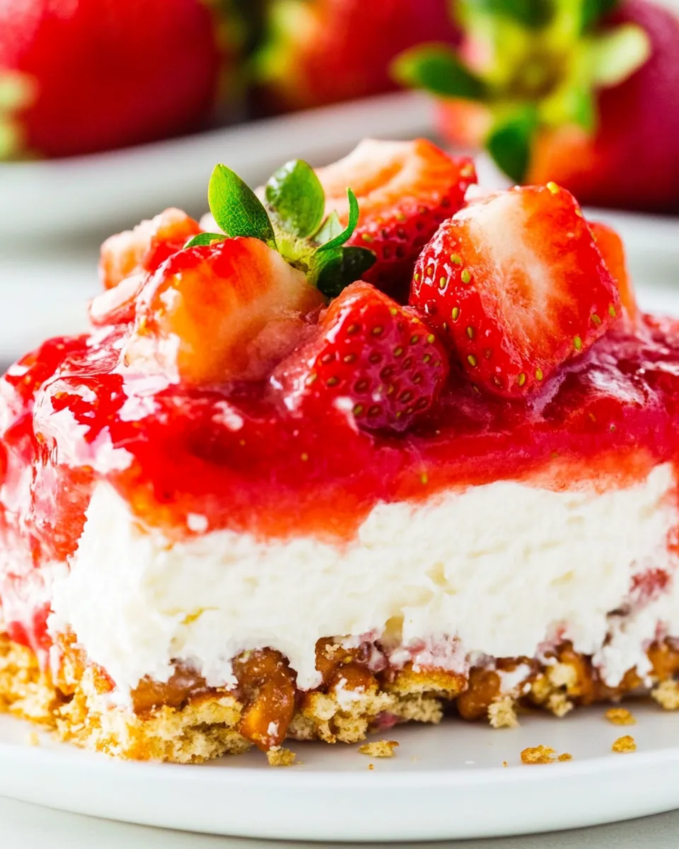 Strawberry Pretzel Salad