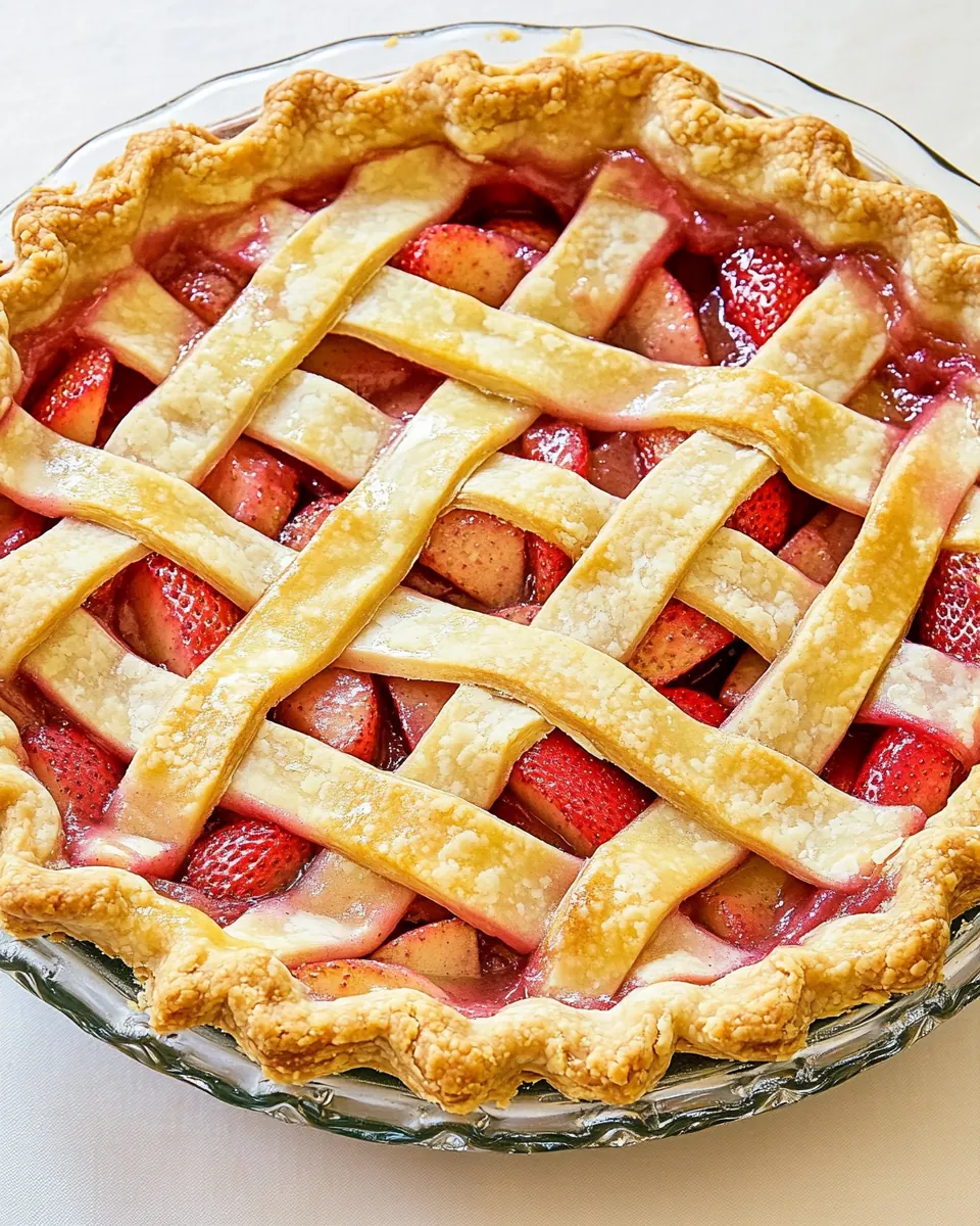 Strawberry Rhubarb Pie