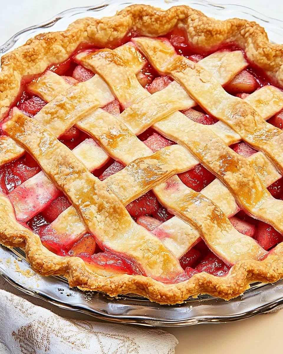 Strawberry Rhubarb Pie