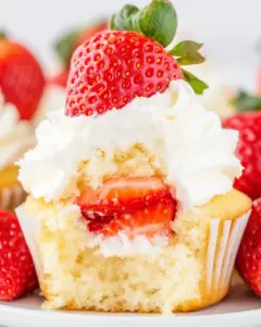 Strawberry Shortcake Cupcakes