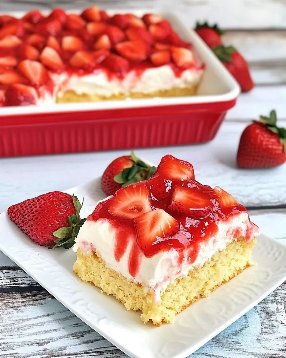 Strawberry Tres Leches Cake