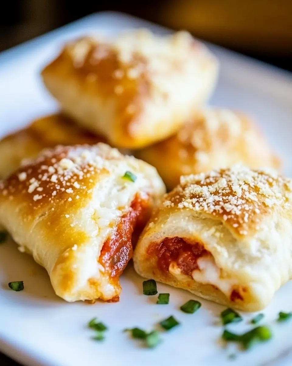 Stuffed Crust Pizza Snacks
