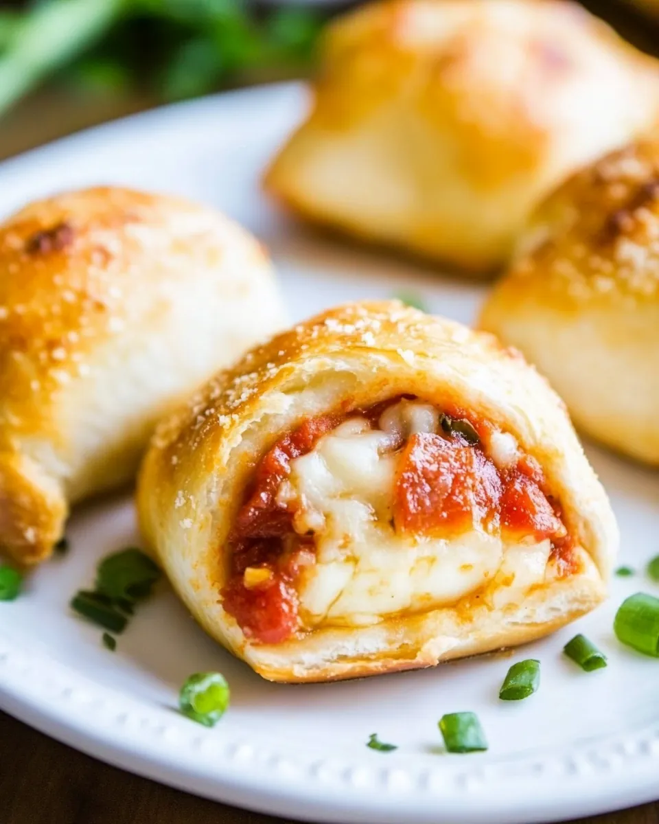 Stuffed Crust Pizza Snacks