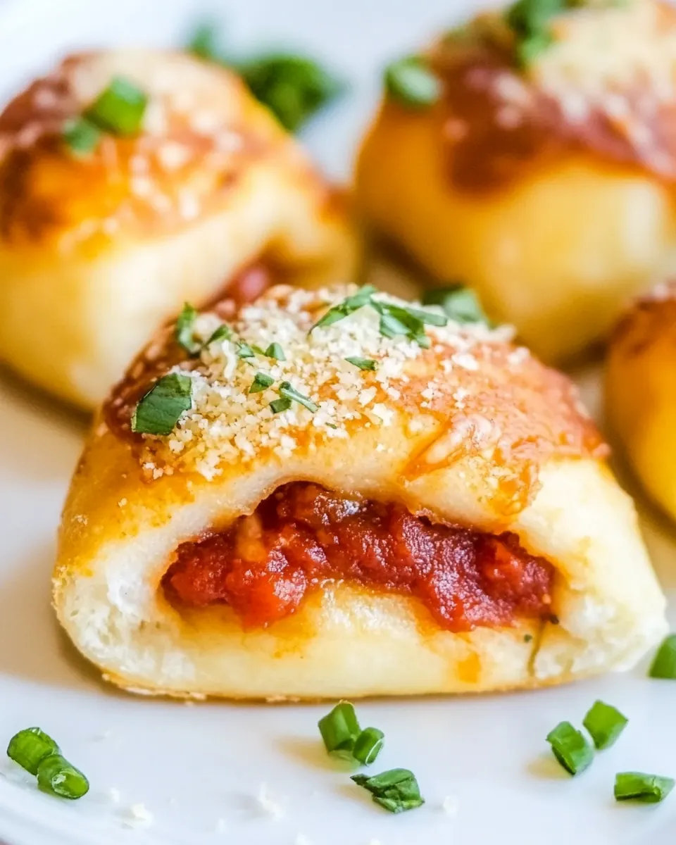 Stuffed Crust Pizza Snacks