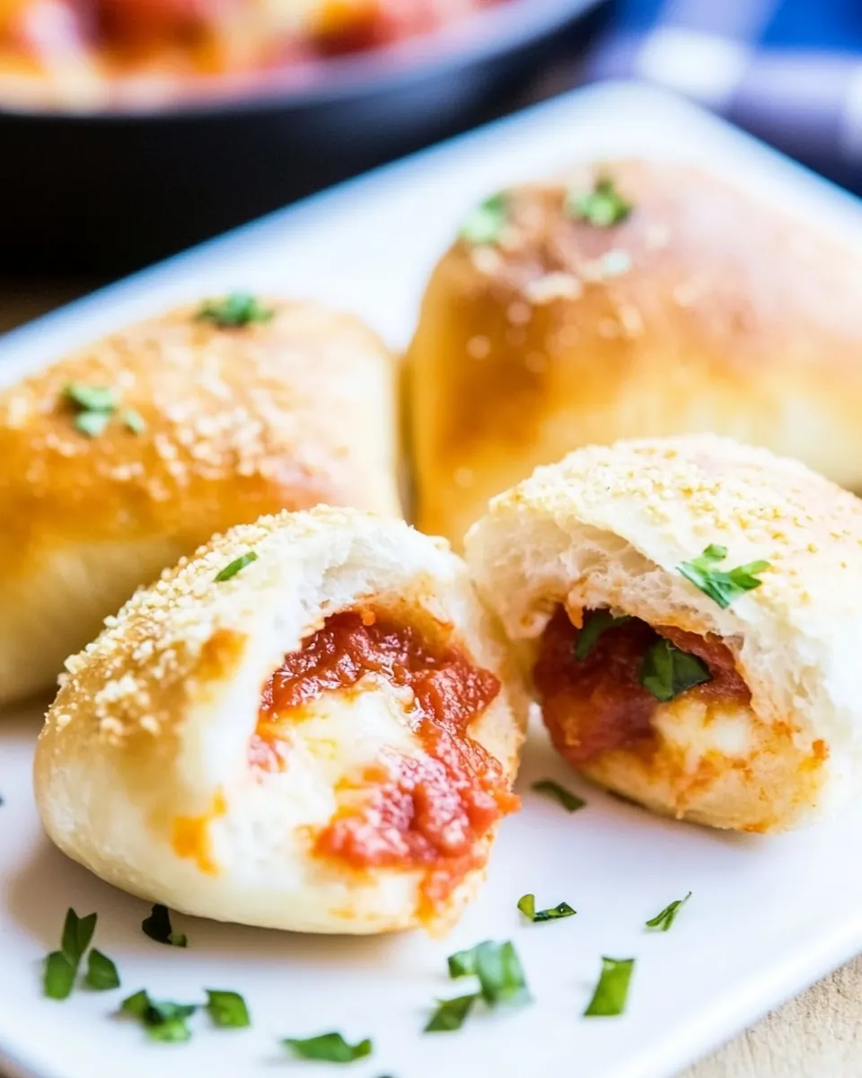 Stuffed Crust Pizza Snacks