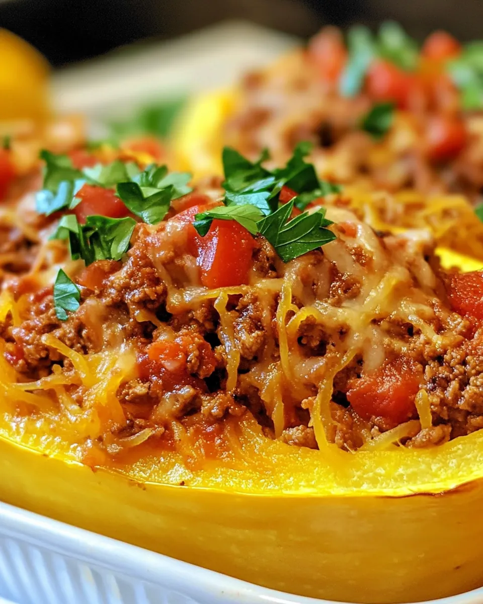 Stuffed Spaghetti Squash