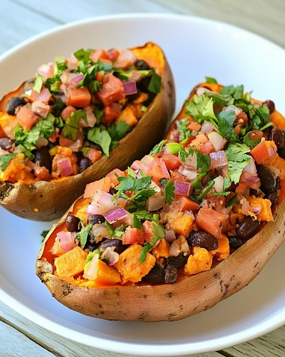 Stuffed Sweet Potatoes Southwestern Style