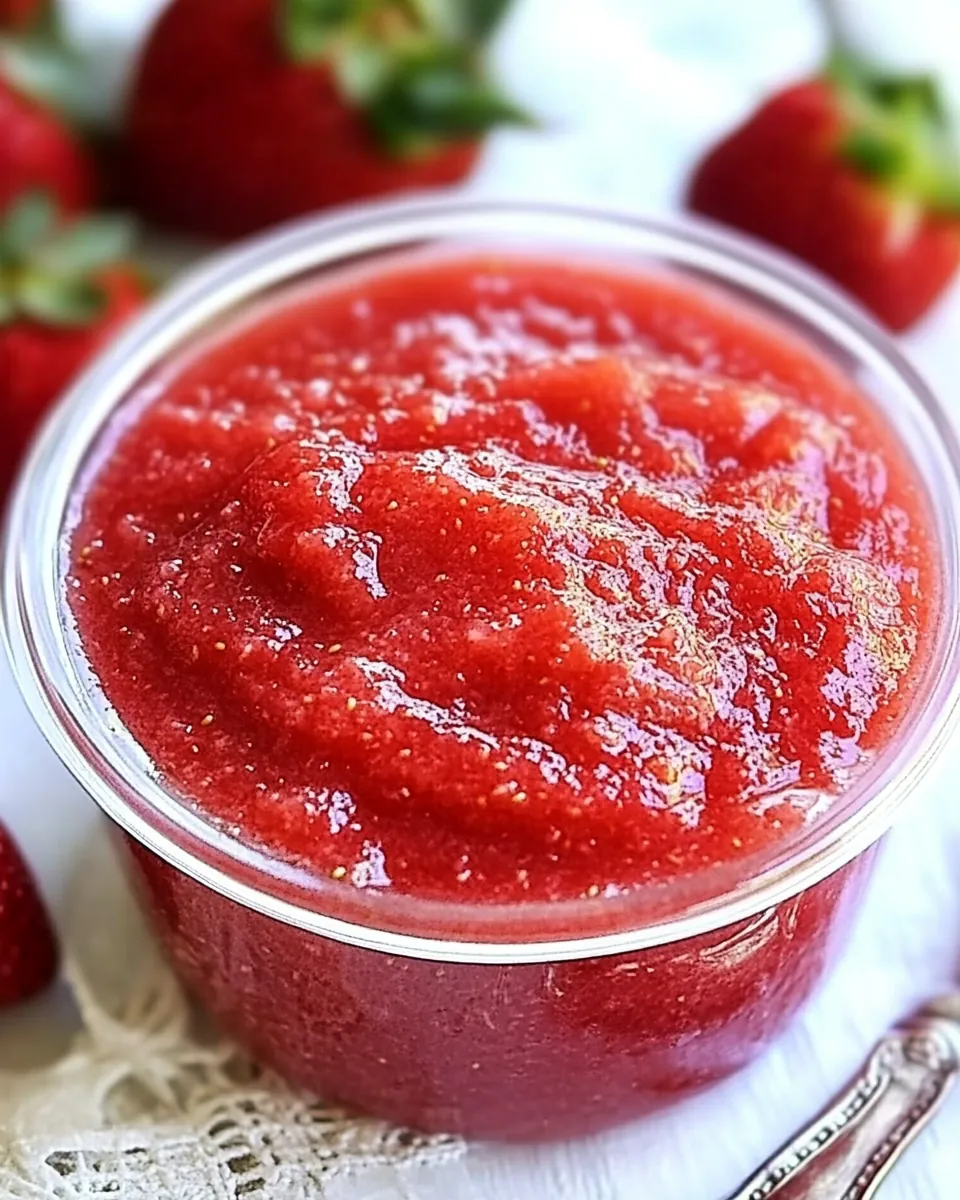 Sugar Free Strawberry Puree