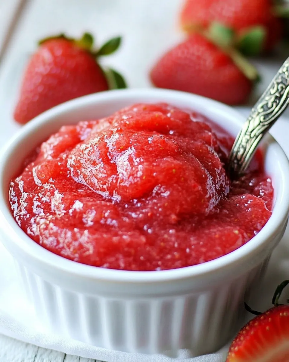 Sugar Free Strawberry Puree
