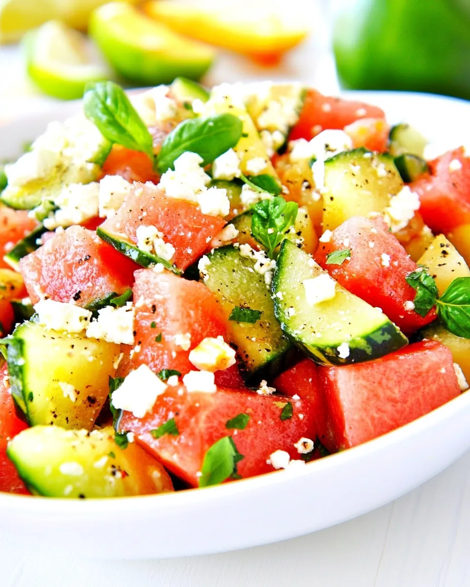Summer Watermelon Feta Salad