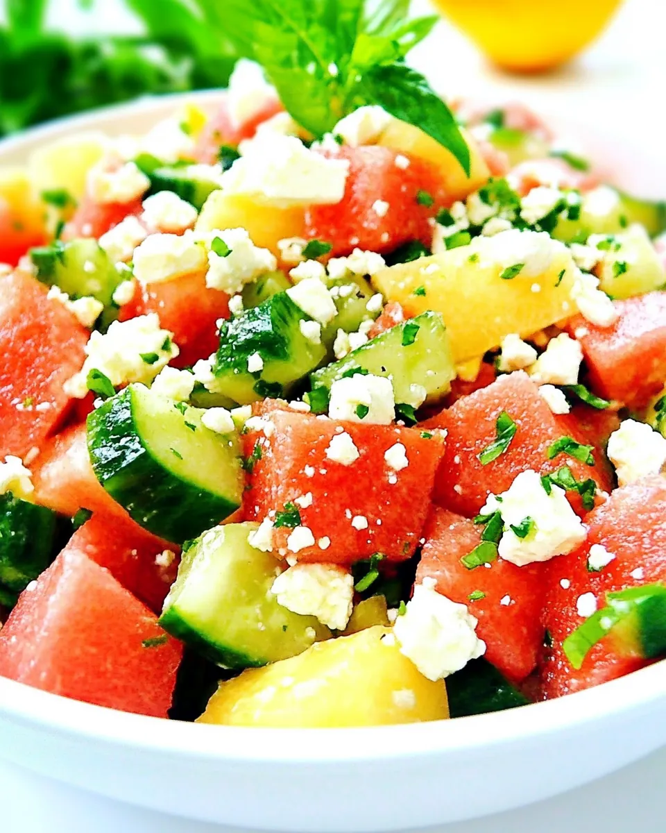 Summer Watermelon Feta Salad