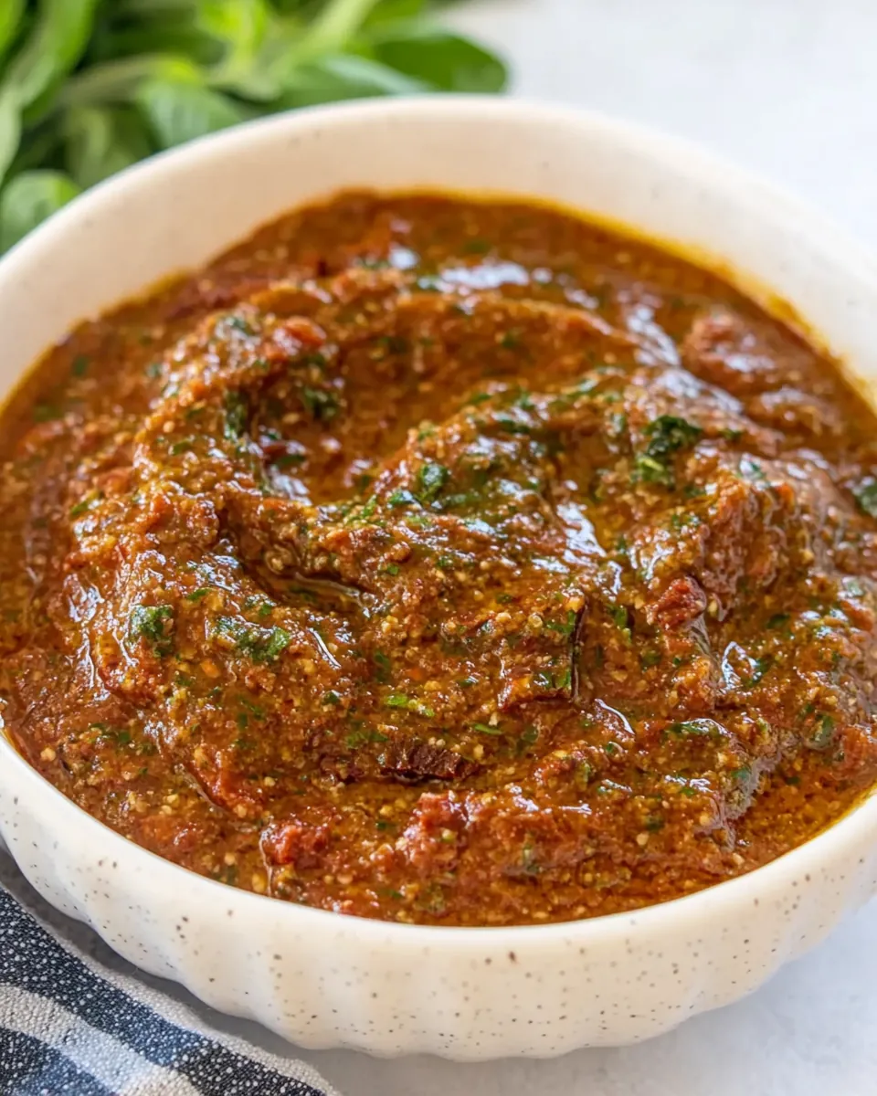 Sun Dried Tomato Basil Pesto