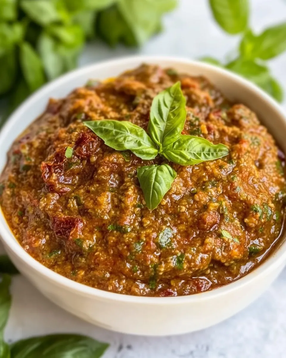Sun Dried Tomato Basil Pesto