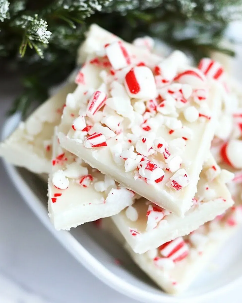 Super Easy Peppermint Bark