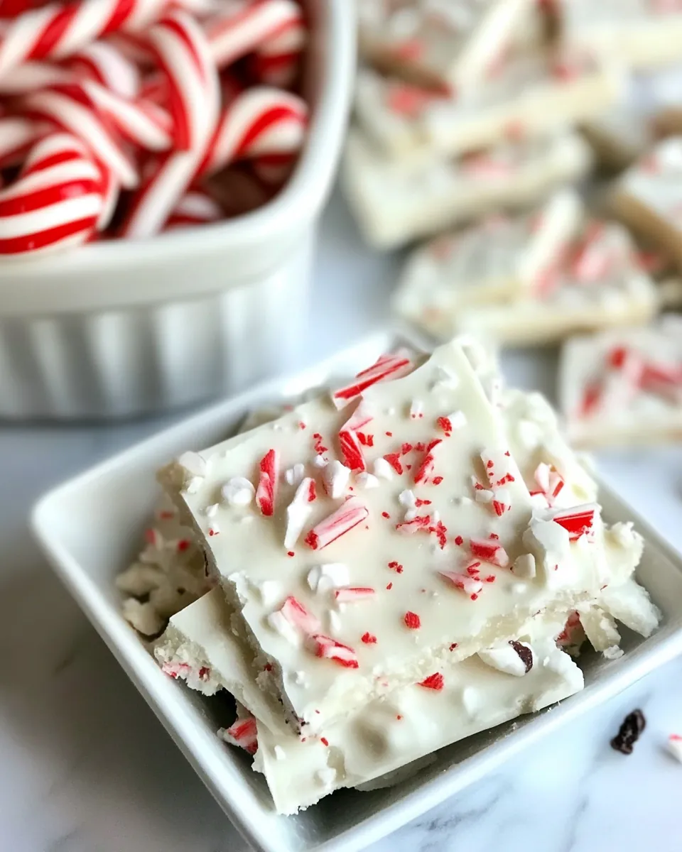 Super Easy Peppermint Bark