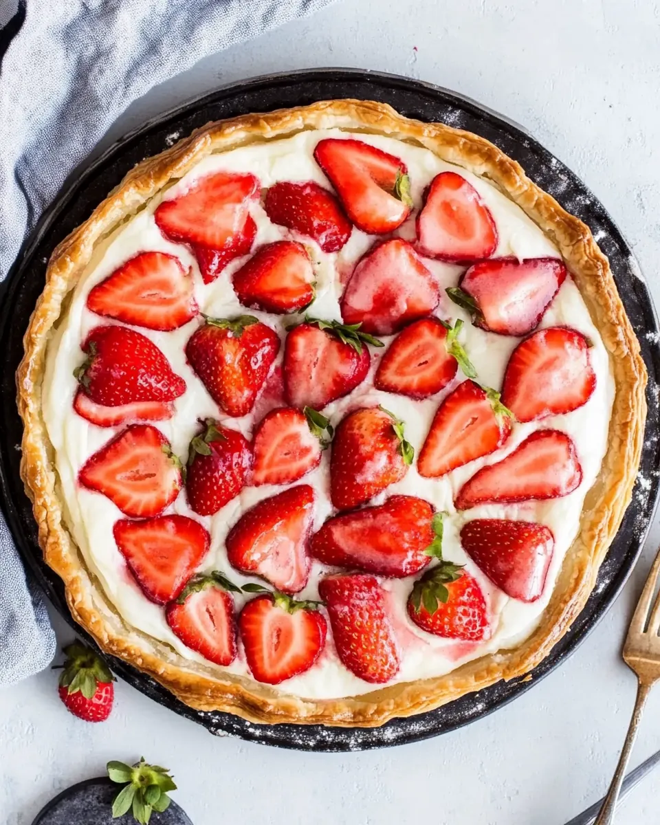 Super Easy Strawberry Tart Recipe