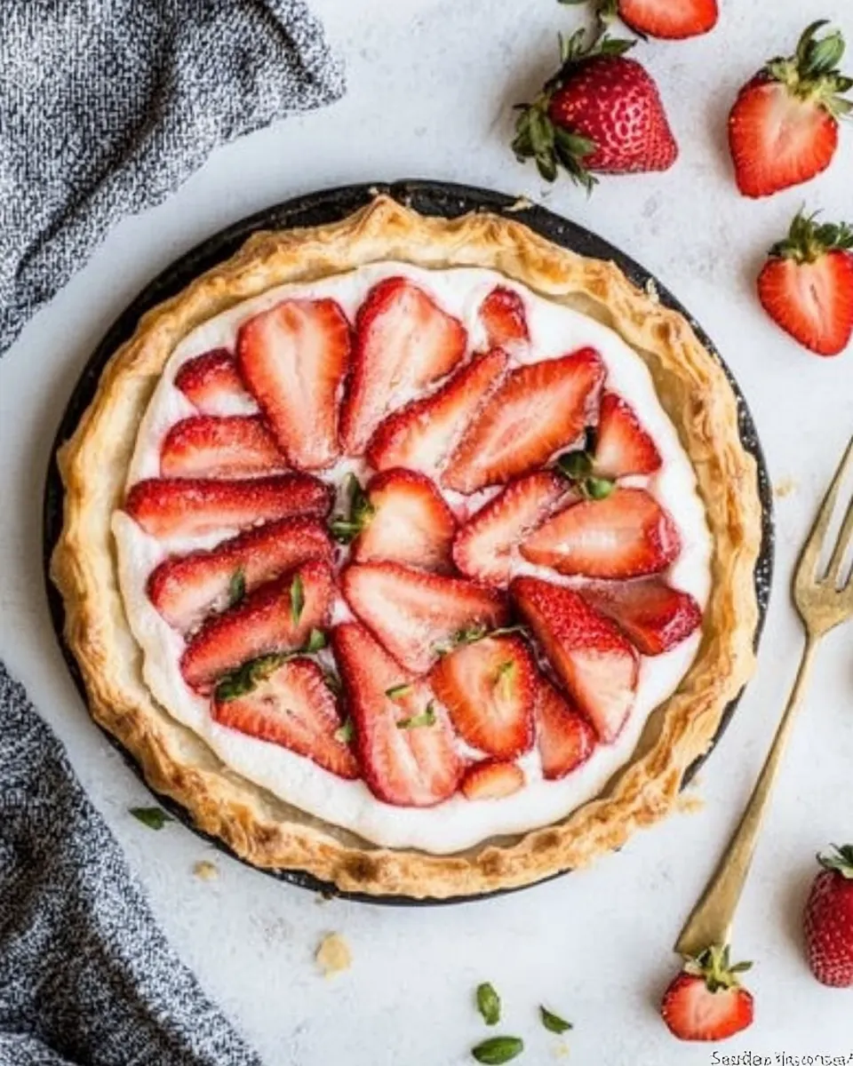 Super Easy Strawberry Tart Recipe