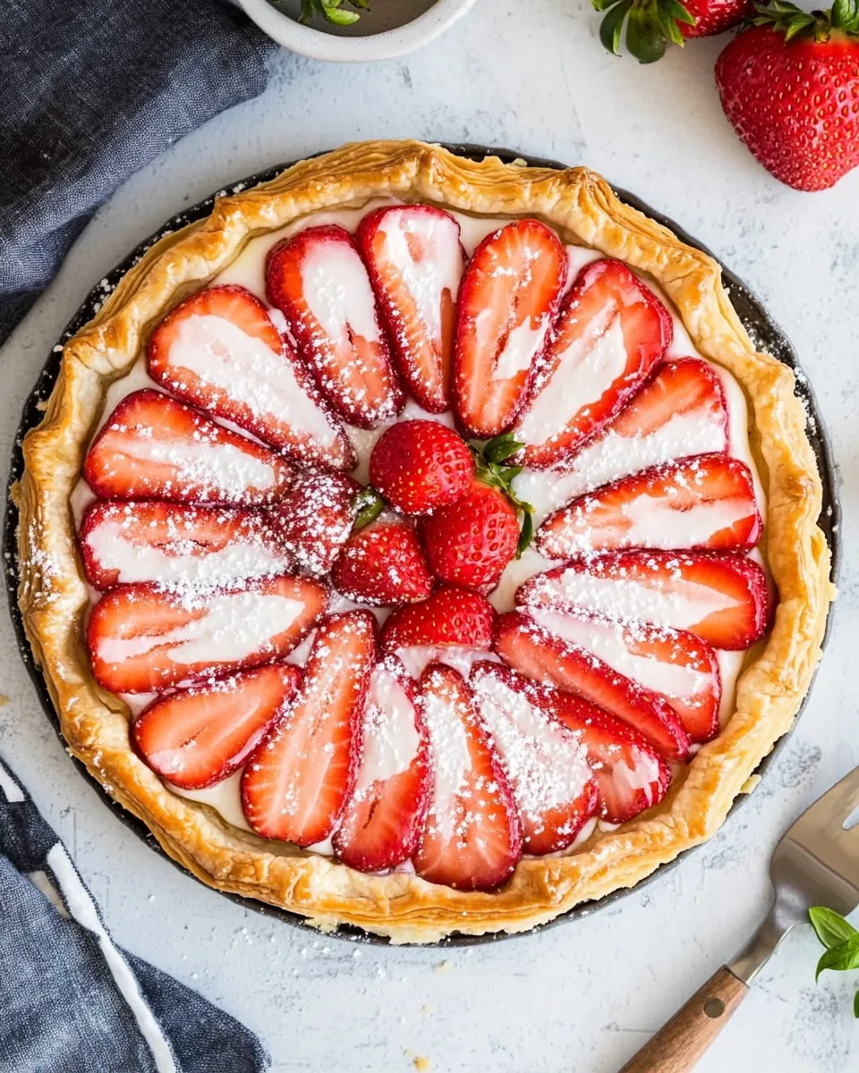 Super Easy Strawberry Tart Recipe