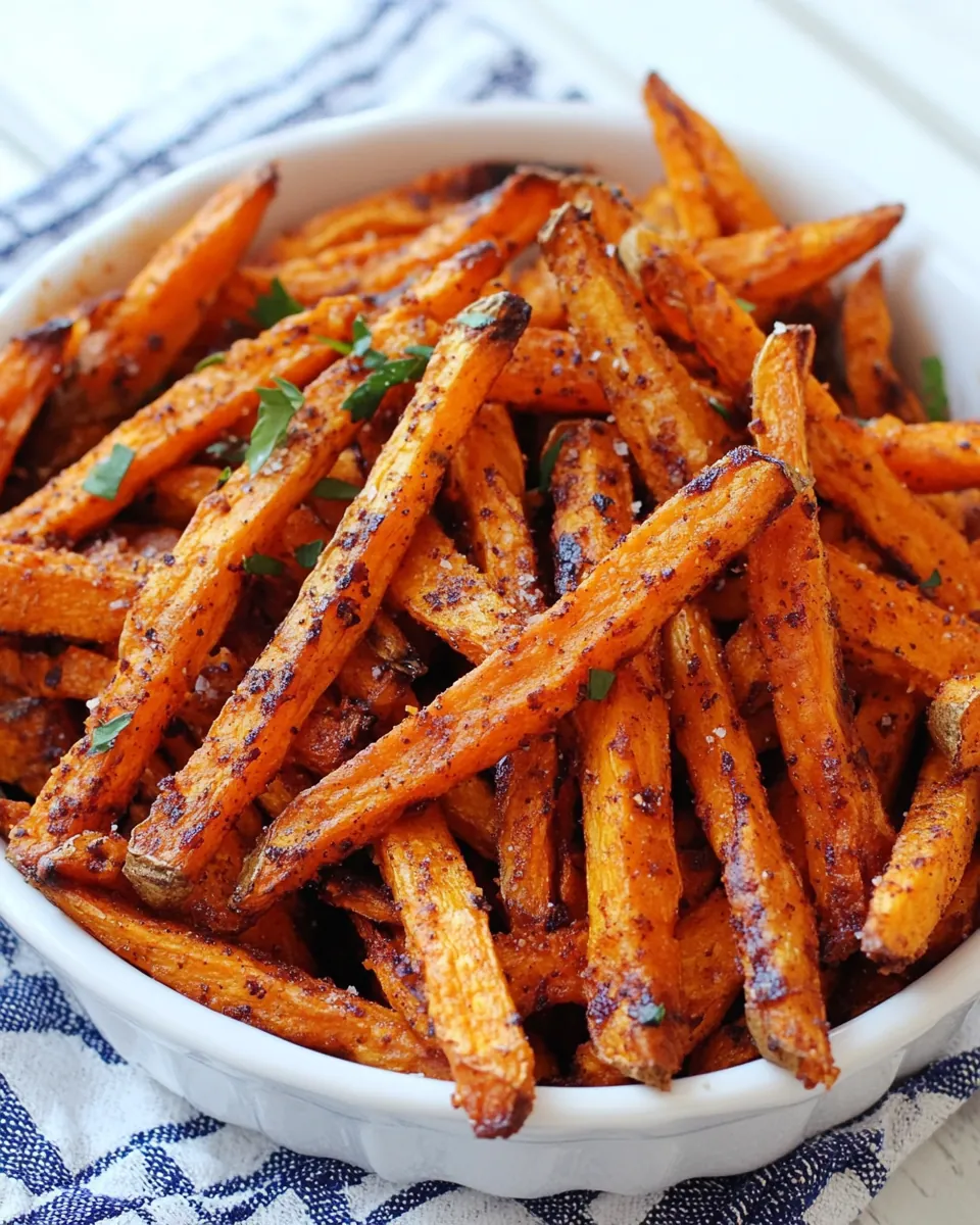 Sweet and Spicy Sweet Potato Fries
