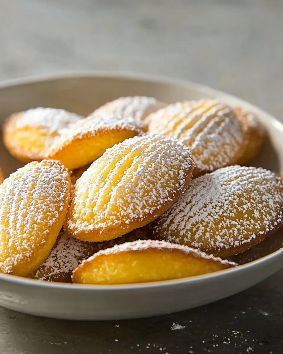 Tangerine Madeleines