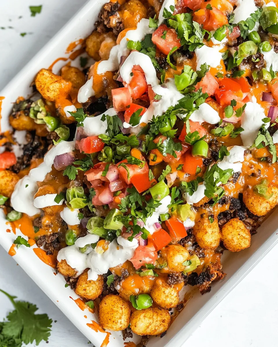 Tater Tot Nachos