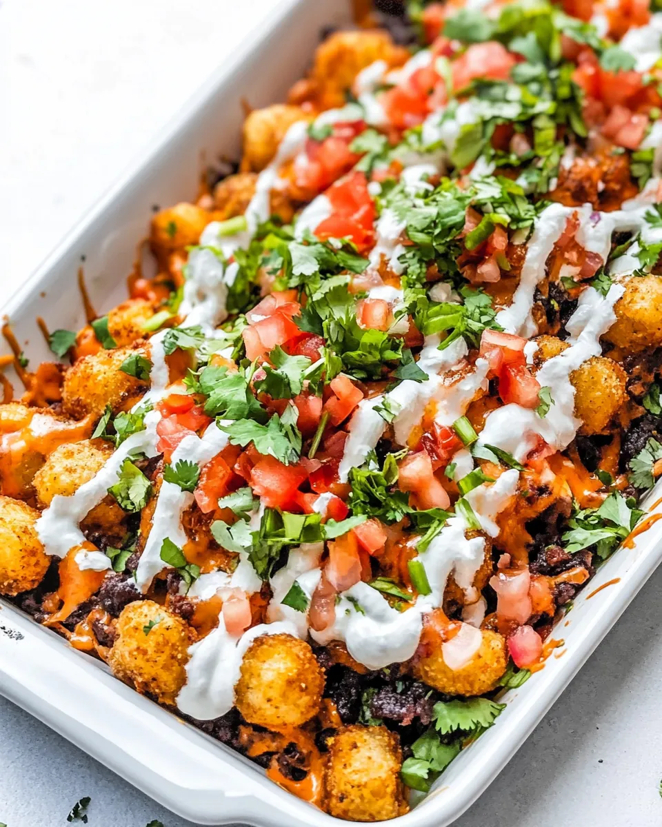 Tater Tot Nachos