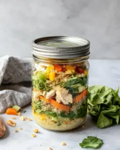 Thai Inspired Chicken Quinoa Salad