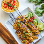 Thai Pumpkin Chicken Satay