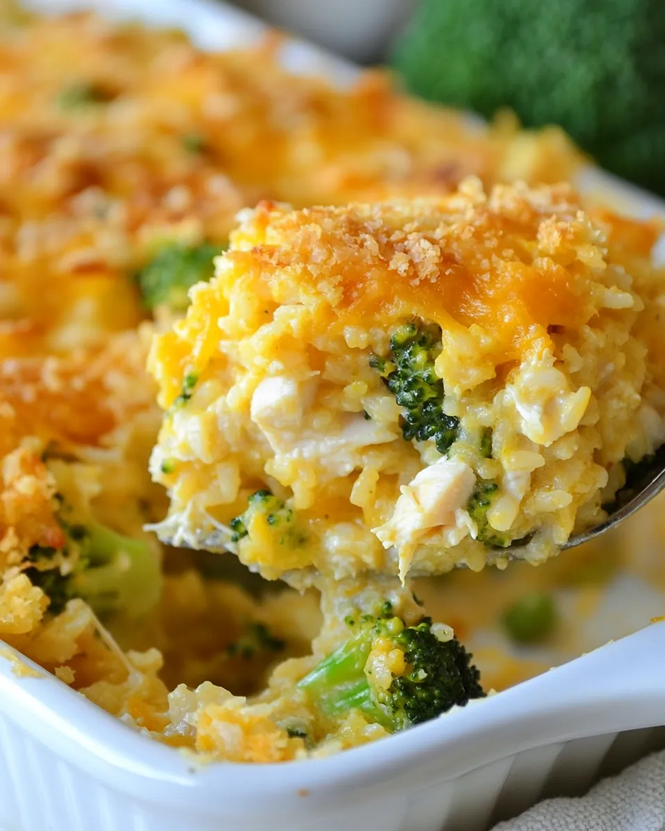 Chicken Broccoli Rice Casserole