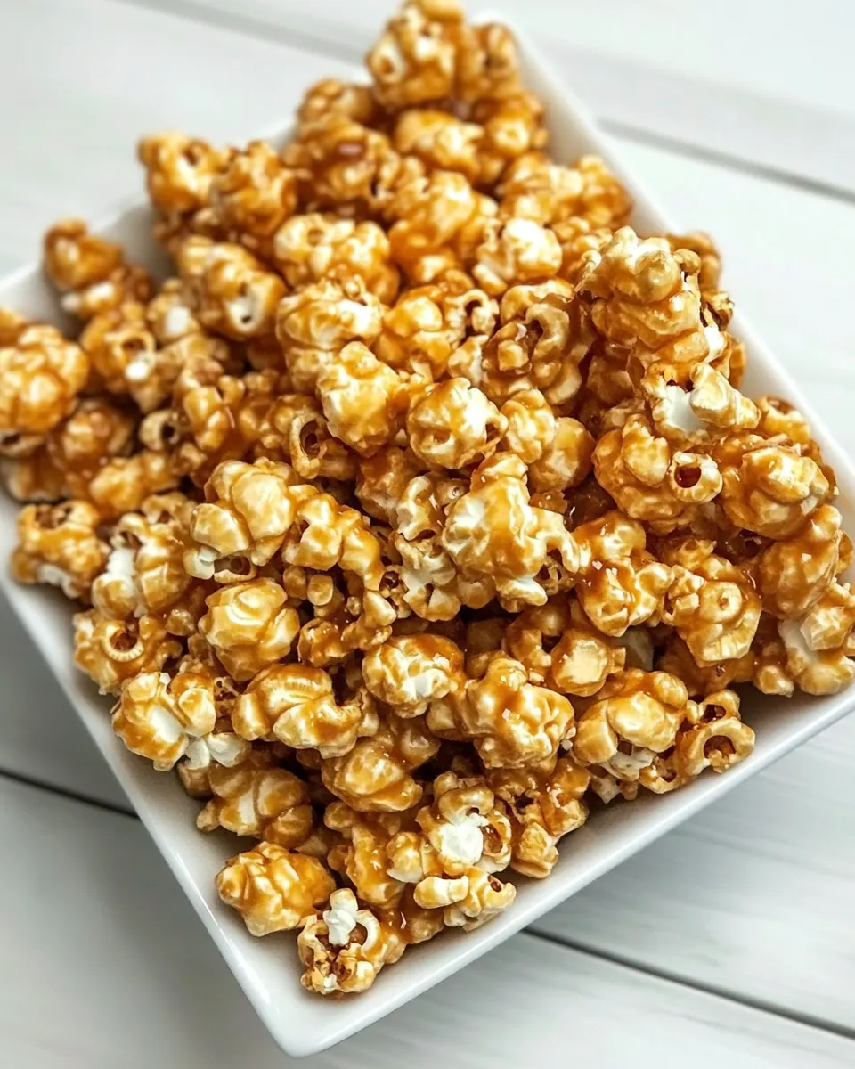 Caramel Corn Recipe