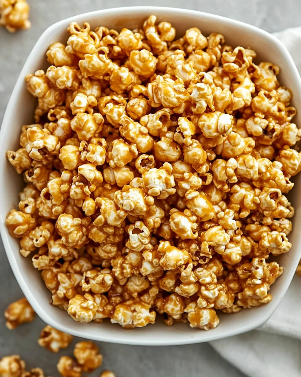 Caramel Corn Recipe