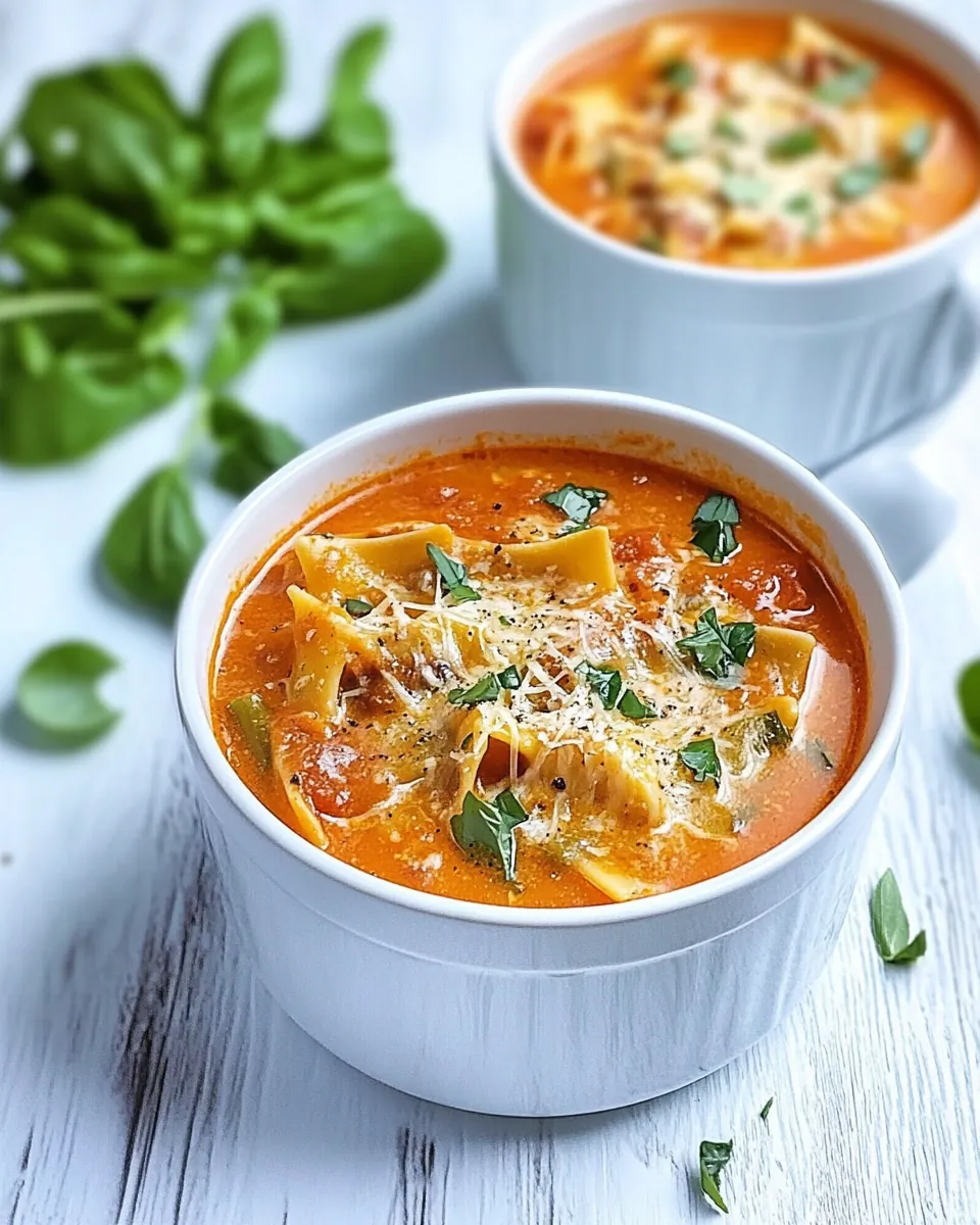 Lasagna Soup