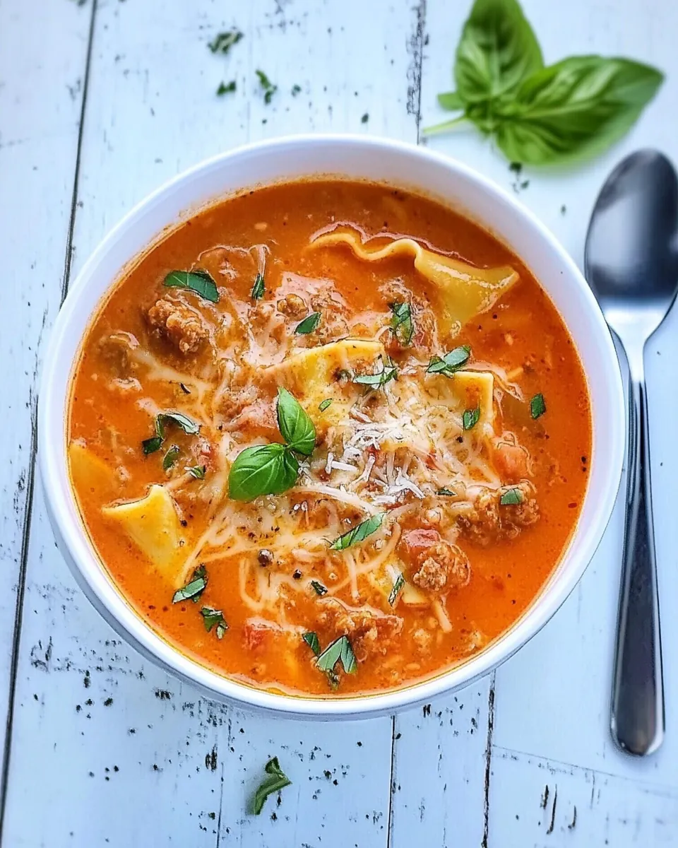 Lasagna Soup