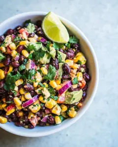 Three Bean Mexican Corn Black Bean Salad