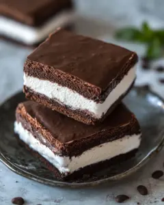 Tiramisu Brownie Ice Cream Sandwich Bars