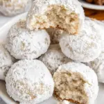 Toasted Sesame Snowball Cookies